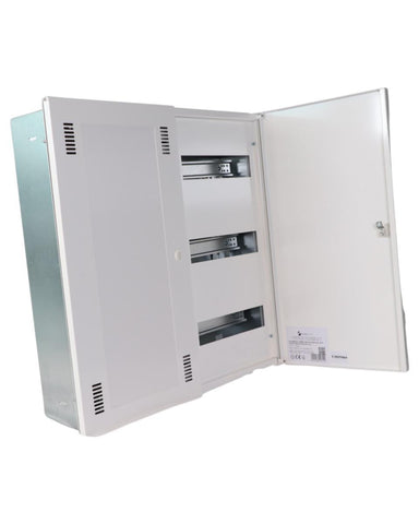 Flexiboks Stansefabrikken innfelt D m/3x12 modul og sv.str