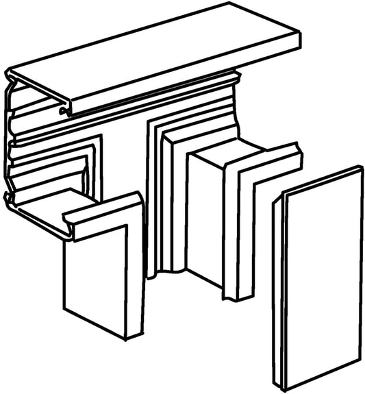 Installasjonskanal T-stykke Schneider - Thorsman