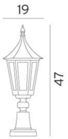 Portstolpearmatur Norlys Rimini