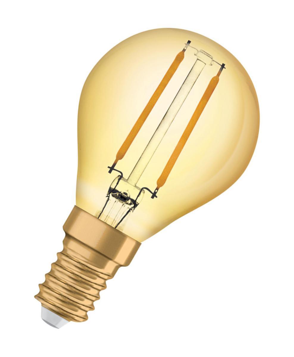 LED Osram Vintage 1906 CLASSIC P KLAR GUL - 220-240