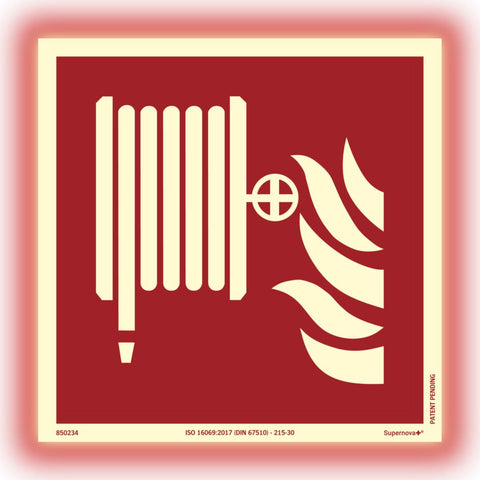 Skilt Systemtext Supernova+® Brannskilt