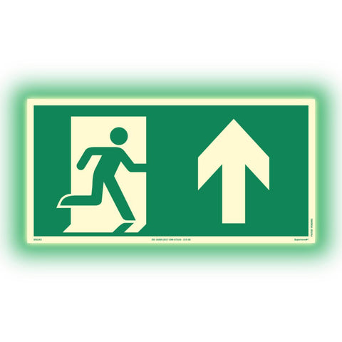 Skilt Systemtext Supernova+® Rømning