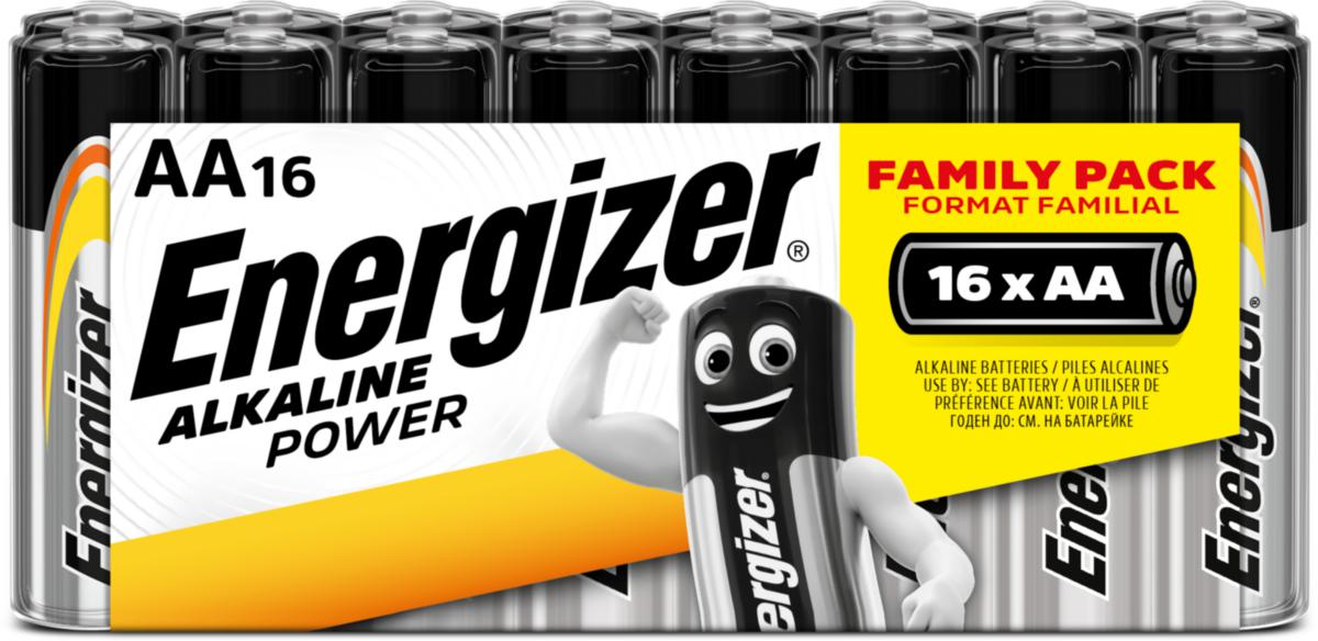 Batteri Energizer Power Alkaline AA/LR6 16-p 1,5V. (6266516)