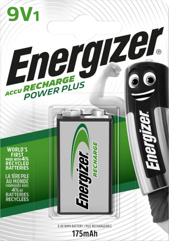 Oppladbare batterier Energizer