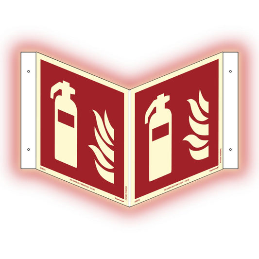 Skilt Systemtext Supernova+® Brannslukker Vinklet