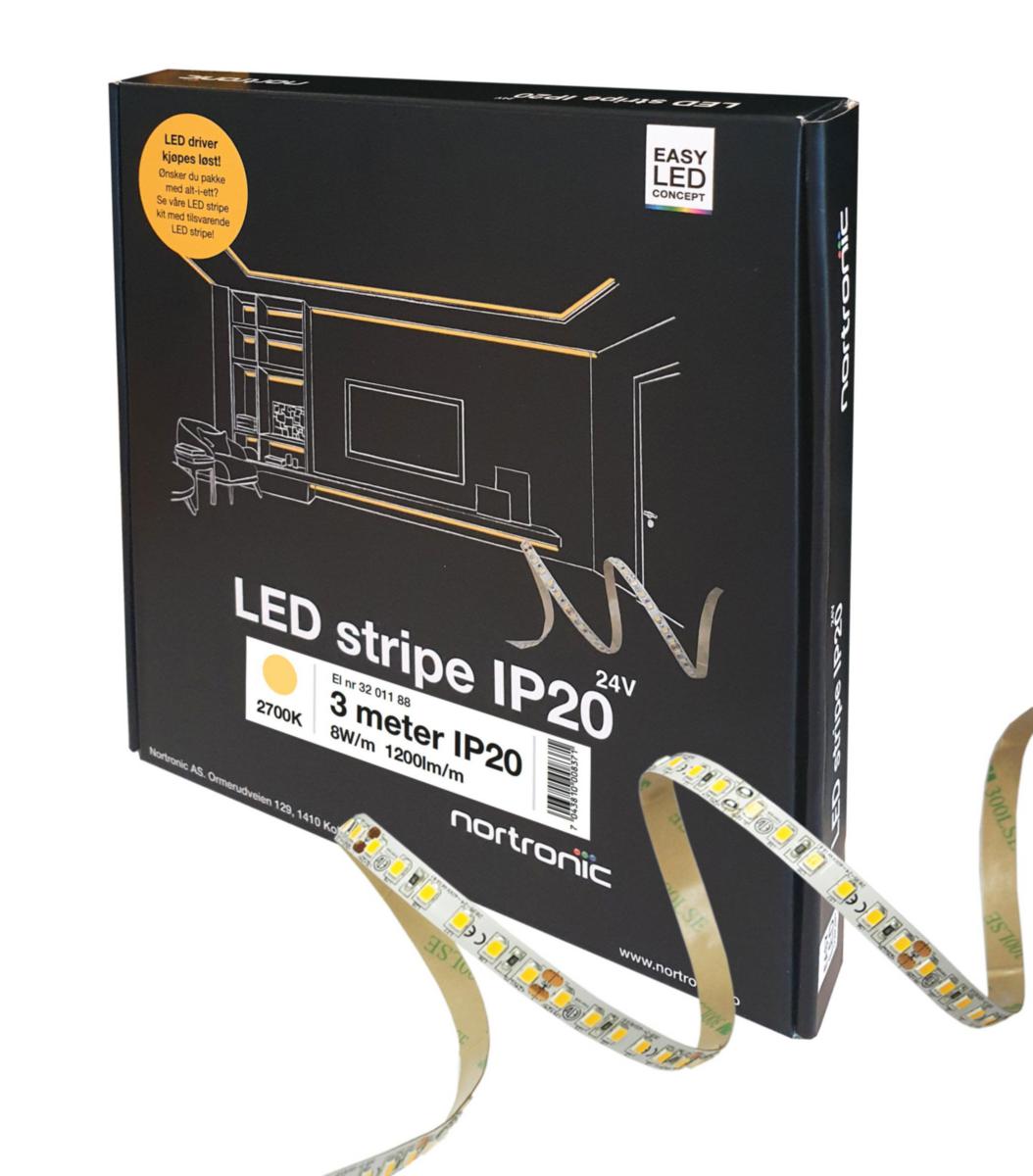 LED stripe Nortronic ELC 827 24V 8W