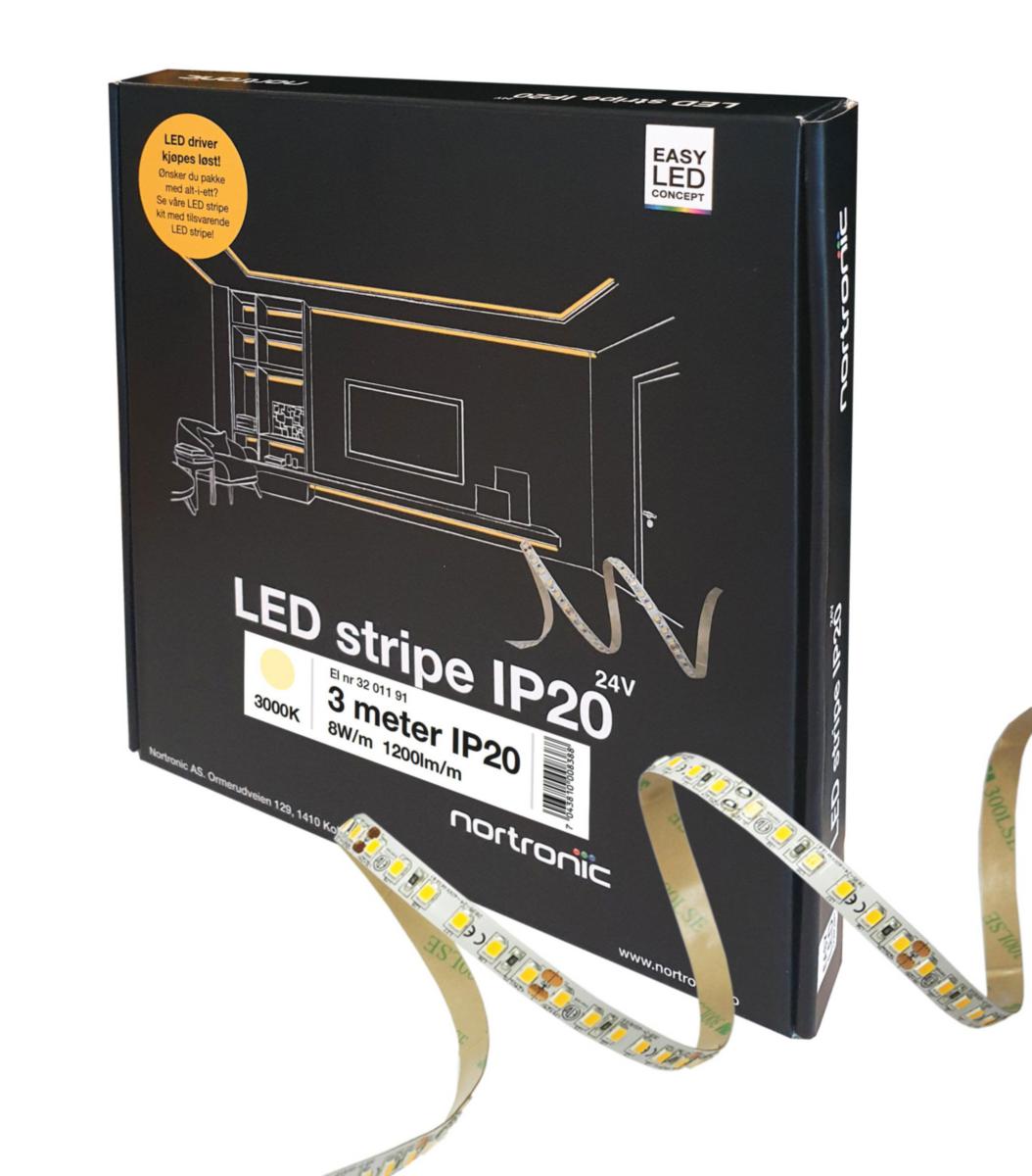 LED stripe Nortronic ELC 830 24V 8W
