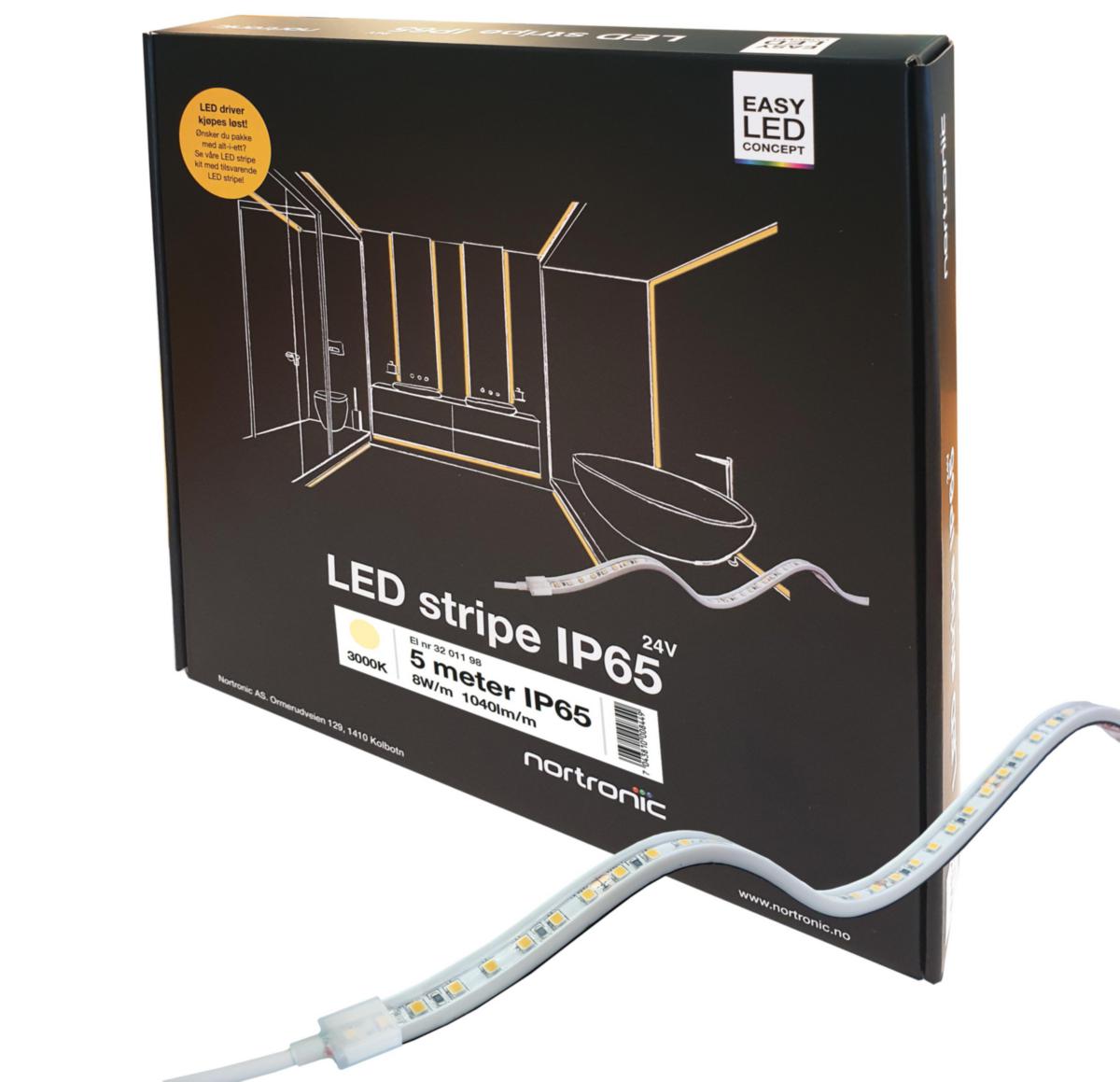 LED stripe Nortronic ELC 830 24V 8W