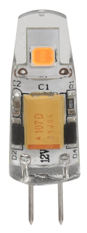 LED Nortronic G4 klar 12V AC/DC - 220-240