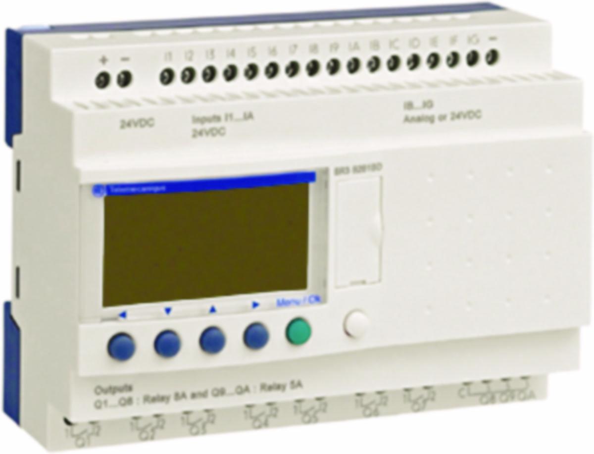 Sentralenheter I/O Zelio Logic SR - Schneider Electric