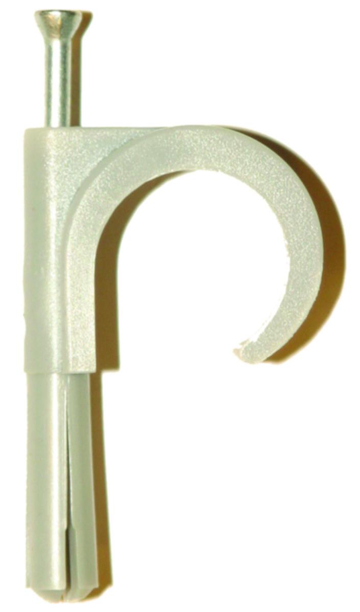 Plastklammer Abiko med plugg/spiker