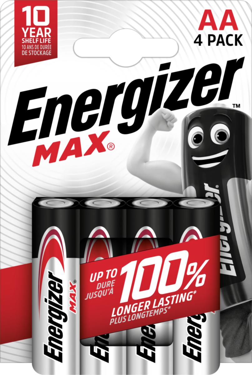 Batteri Energizer MAX AA/LR6 4pak