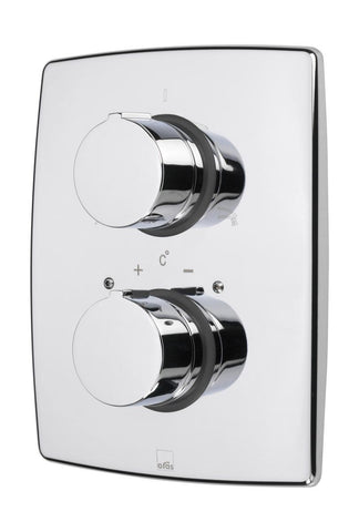 Dekkplate Oras Cubista for innebygd kar/dusjbatteri