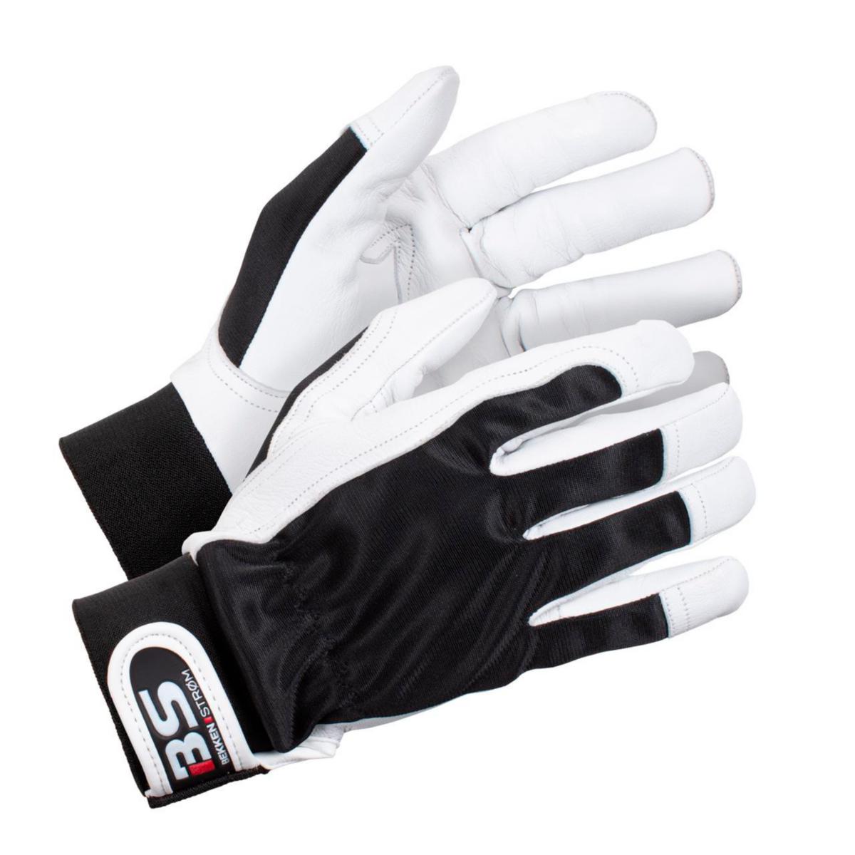 Monteringshanske BS kromfritt geiteskinn 14370 - Bekken & Strøm