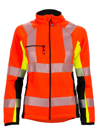 Fleecejakke BS Gjøvik dame HiVis kl.2
