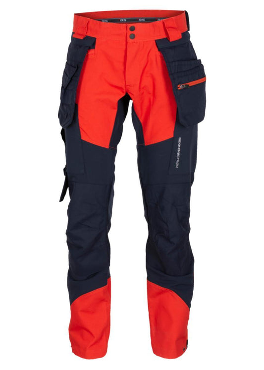 Håndverksbukse BS Majavatn marine/oransje - Bekken & Strøm