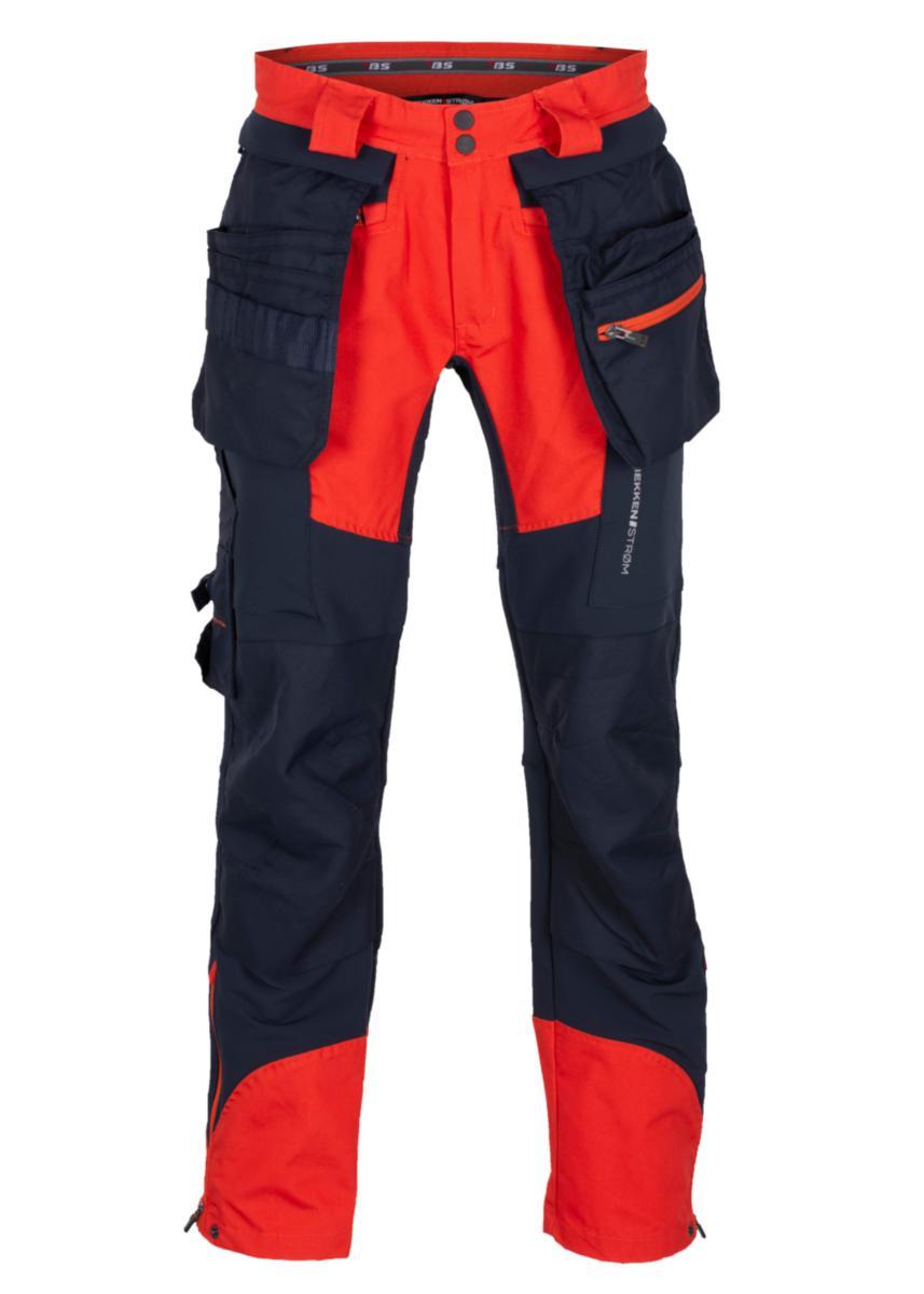 Håndverksbukse dame BS Majavatn marine/oransje - Bekken & Strøm