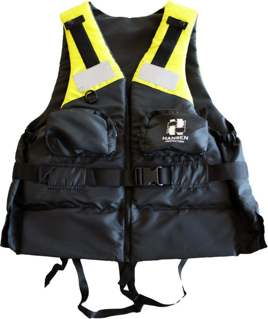 Redningsvest Sea Life svart/gul