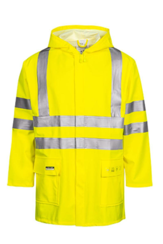 Regnjakke Lyngsøe FRLR255 HiVis kl.3 FH