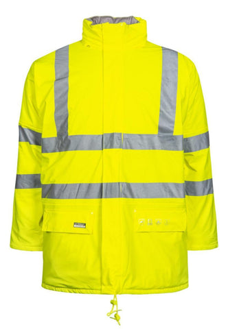 Regnjakke fôret Lyngsøe Multinorm Gul