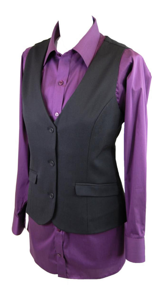 Vest dame UniformPartner svart