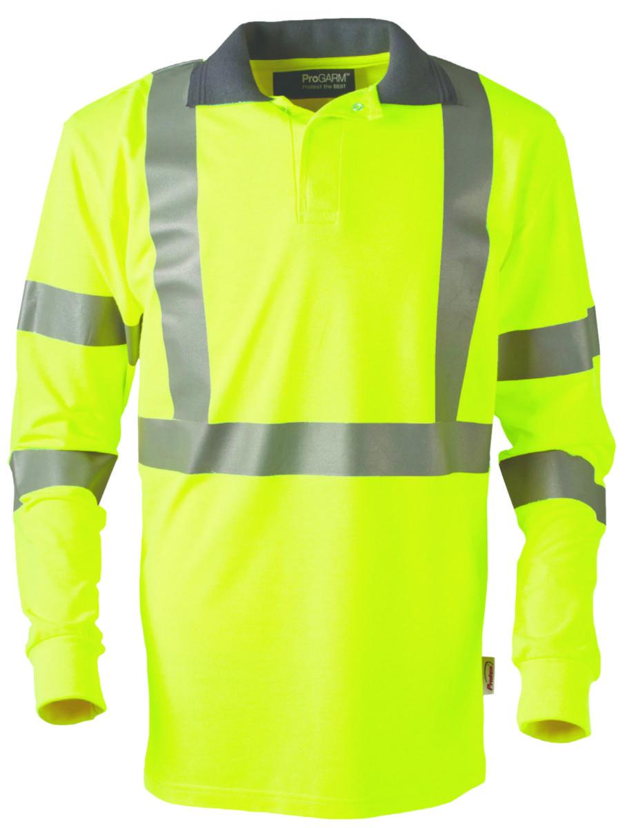 Piqueskjorte lang erme ProGARM® flammehemmende