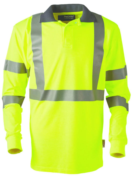 Piqueskjorte lang erme ProGARM® flammehemmende