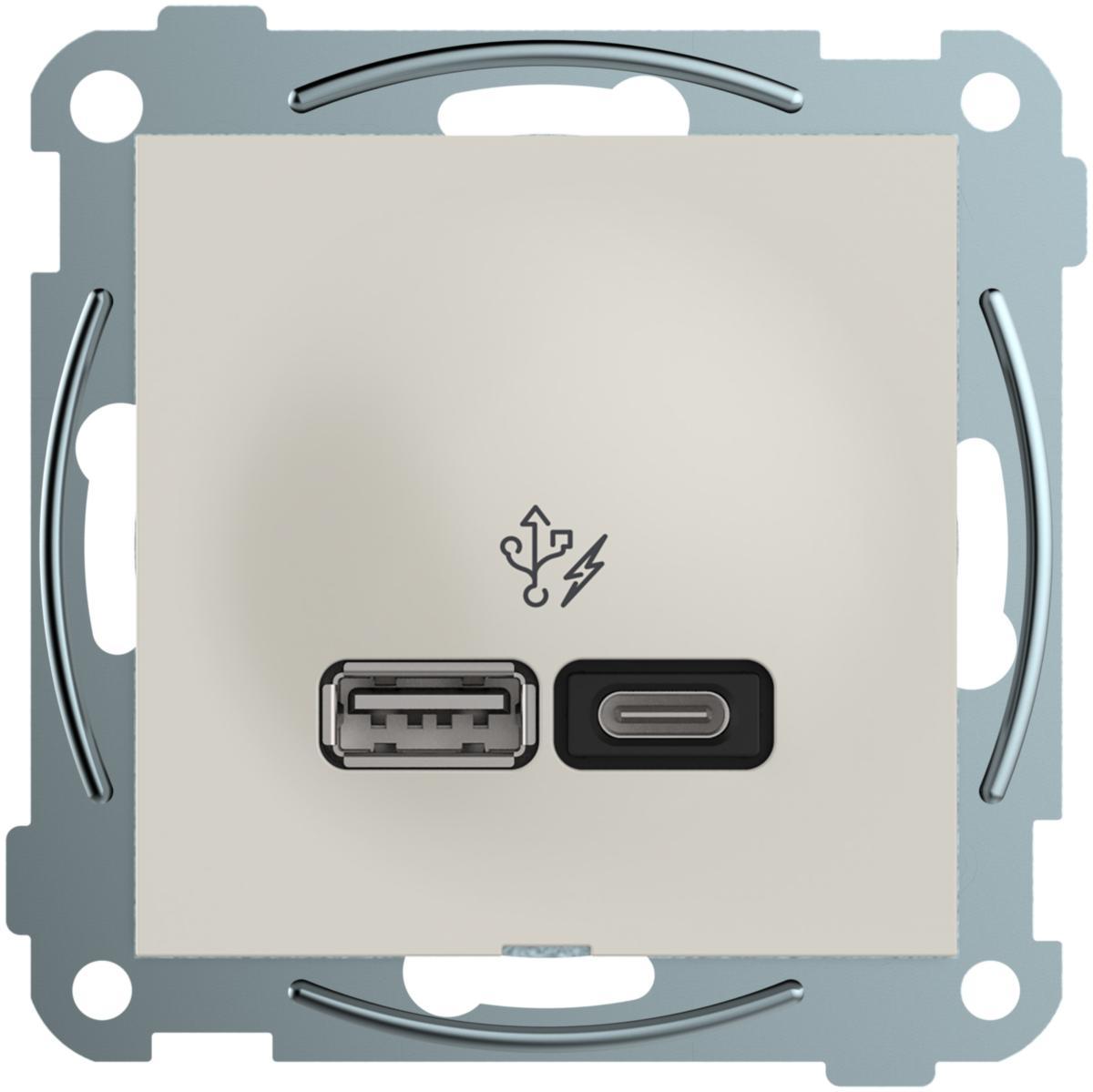 USB A+C for innfelt installasjon Elko Plus
