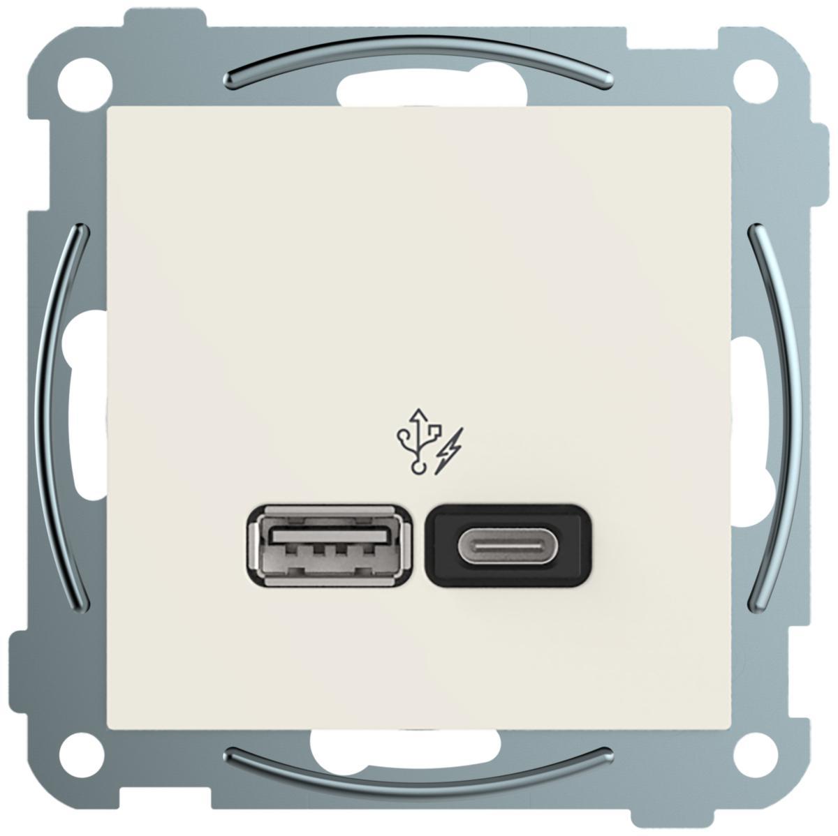 USB A+C for innfelt installasjon Elko RS