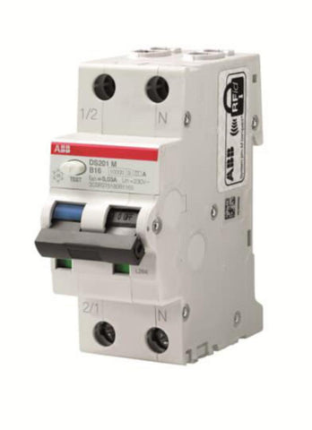 Jordfeilautomat ABB 1 polet + N - 16