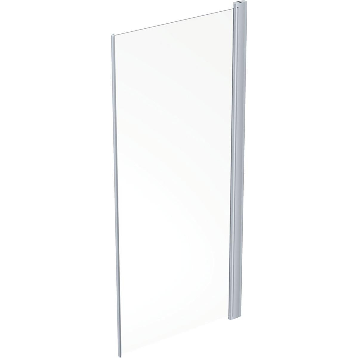 Dusjvegg Showerama 10-01 rett matt alu/klar, Contura - Contura Shower