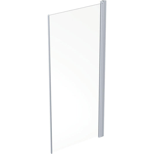 Dusjvegg Showerama 10-01 rett matt alu/klar, Contura - Contura Shower