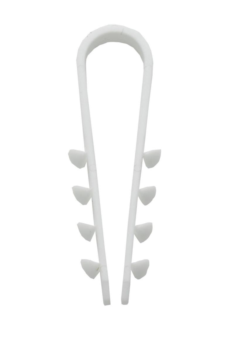 Kabel-/rørfeste Castor DKS hvit