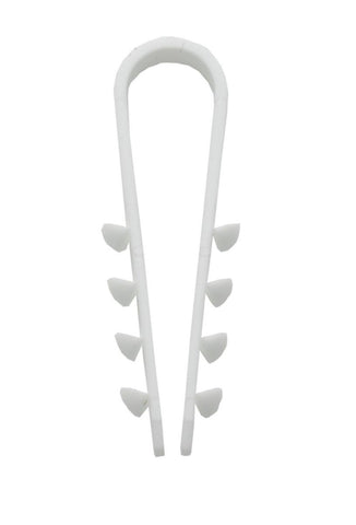 Kabel-/rørfeste Castor DKS hvit