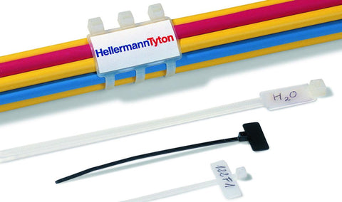 Strips HellermannTyton m/merkeplate