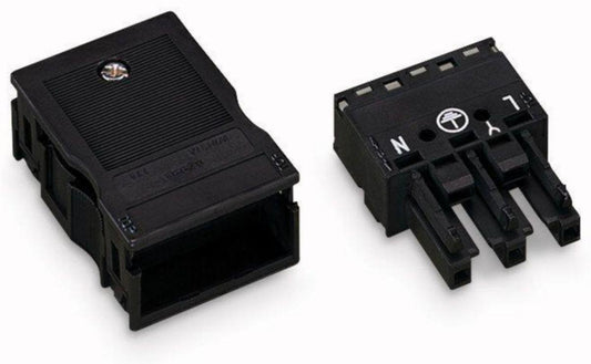 Sokkel Wago Winsta m/strekkavlsatning 3 pol