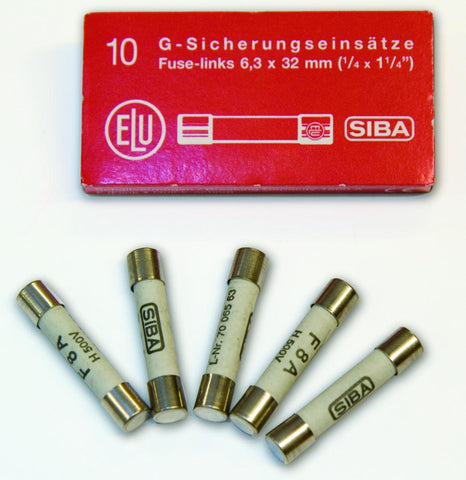 Miniatyrsikringer Siba HellermannTyton Keramiske Trege 250V (10pk)