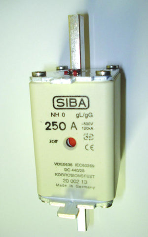 Høyeffektsikringer Siba HellermannTyton  NH0 500V - 2
