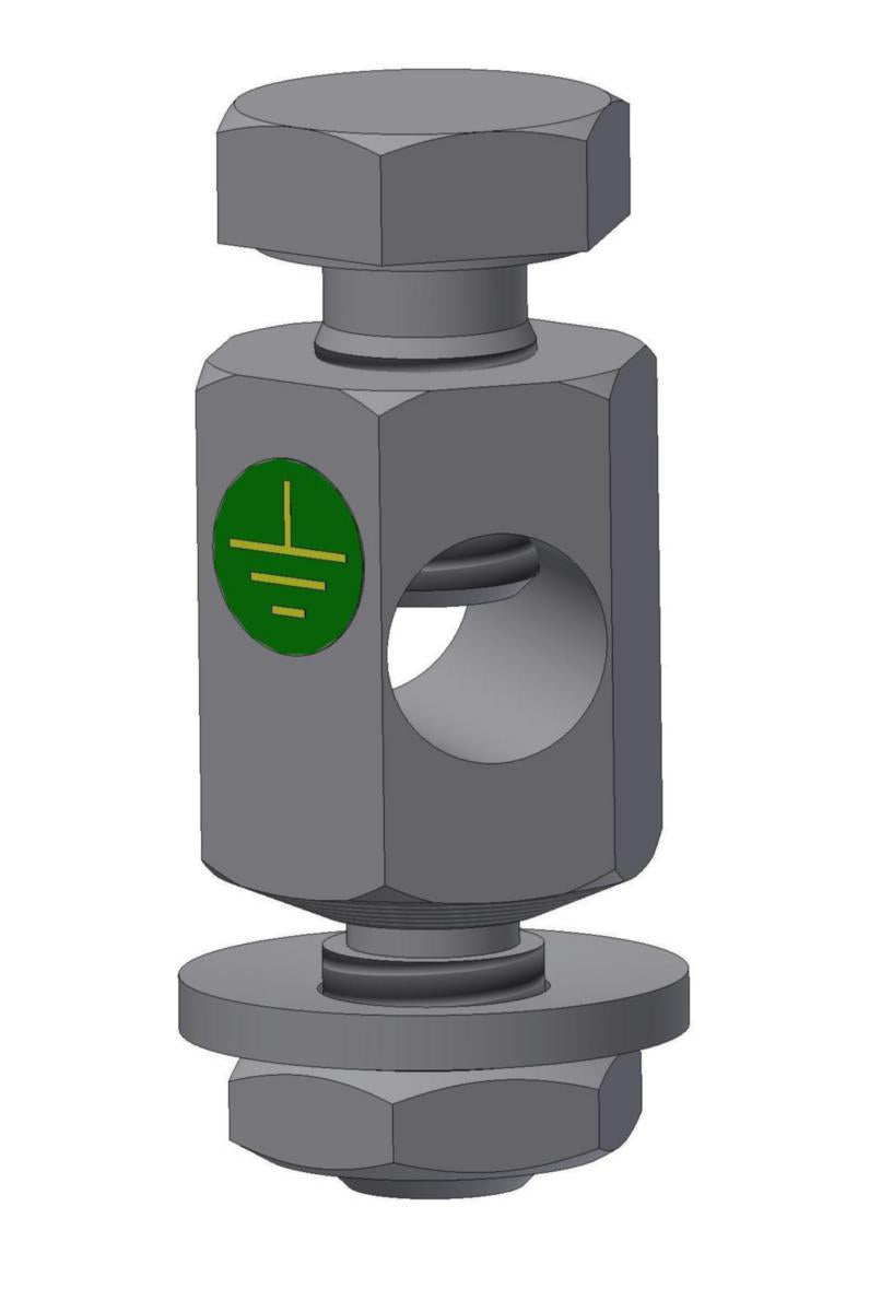 Jordingsklemme El-Tjeneste for traverser 22kV - EL-Tjenesten
