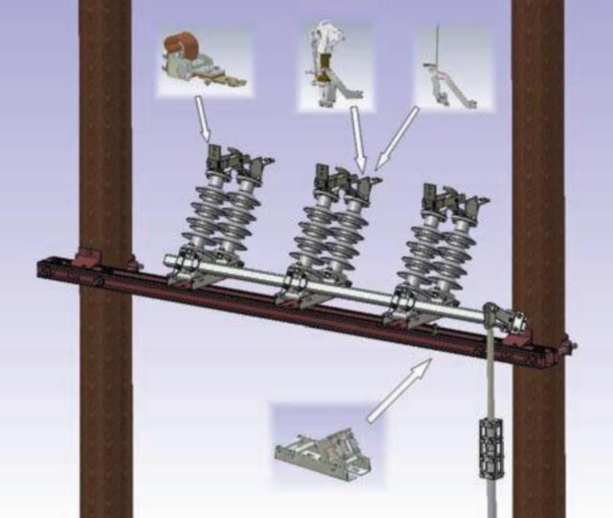 Linjebrytere Melbye uten forlegningsdel - 630