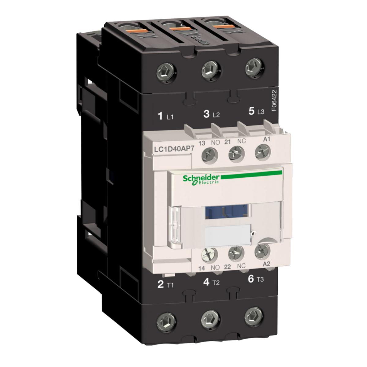 Kontaktorer Schneider LC1D 40AC 3 pol Elink - Schneider Electric