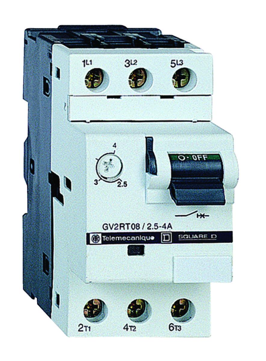 Motorvernbryter Schneider GV2RT 3pol