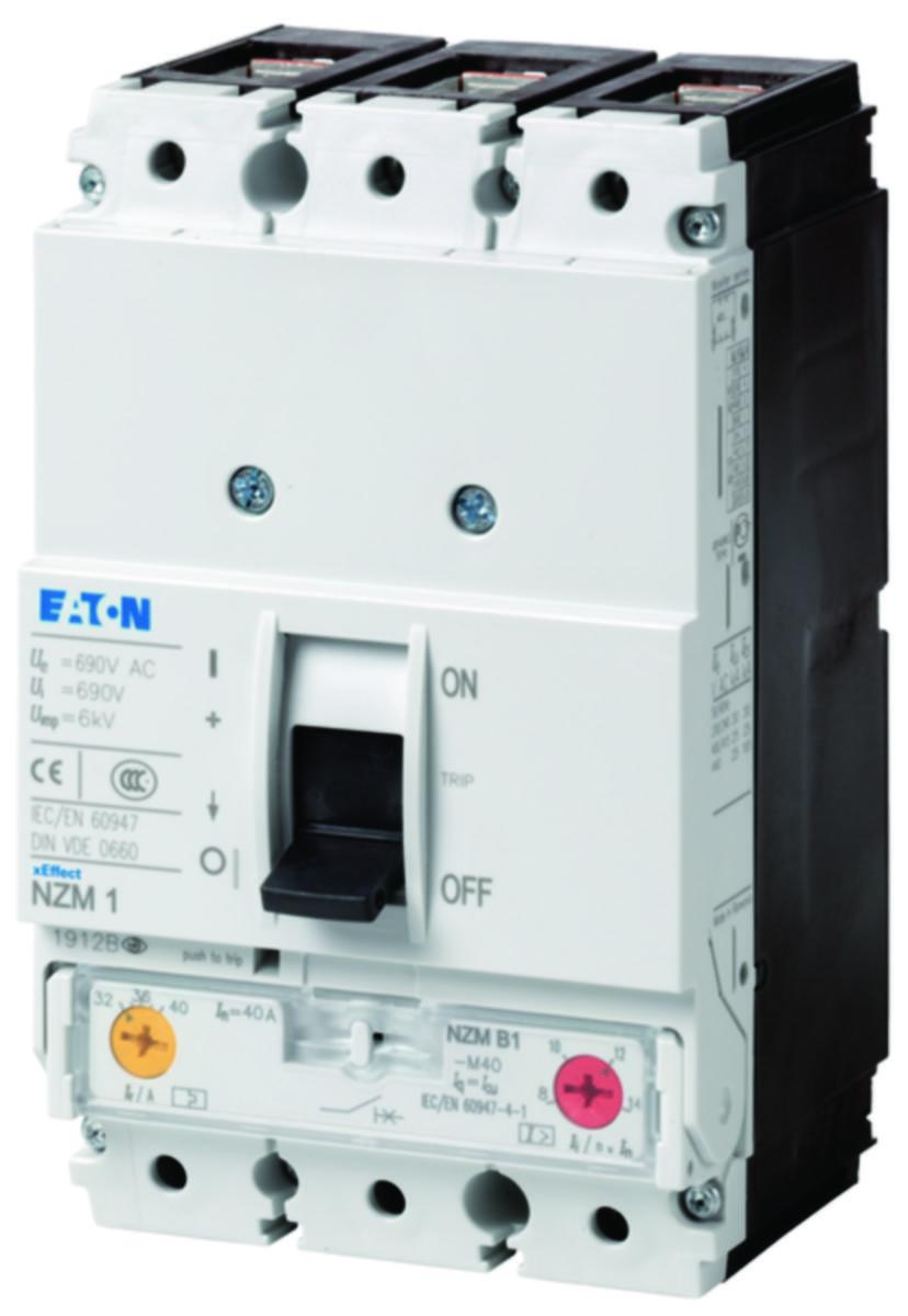 Motorvernbryter Eaton NZMN1 3-pol