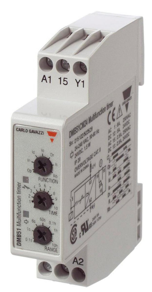 Tidsreleer Carlo Gavazzi Multifunksjons