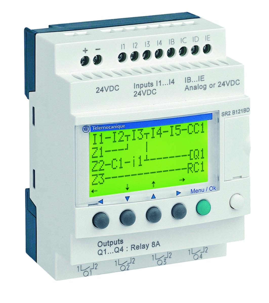Sentralenheter I/O Zelio Logic SR - Schneider Electric