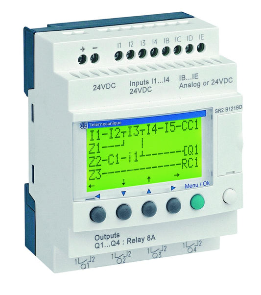Sentralenheter I/O Zelio Logic SR - Schneider Electric