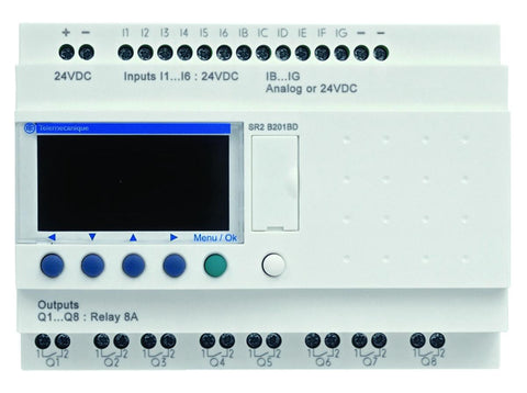 Sentralenheter I/O Zelio Logic SR - Schneider Electric
