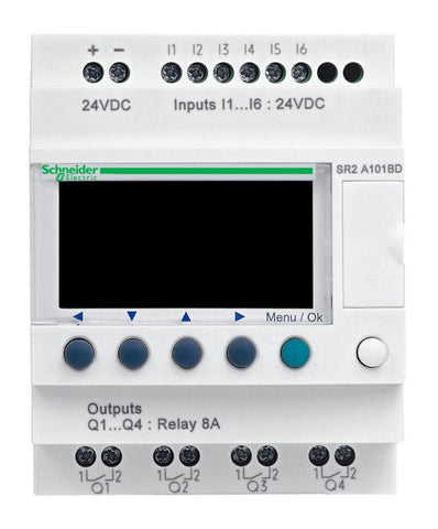 Sentralenheter I/O Zelio Logic SR - Schneider Electric