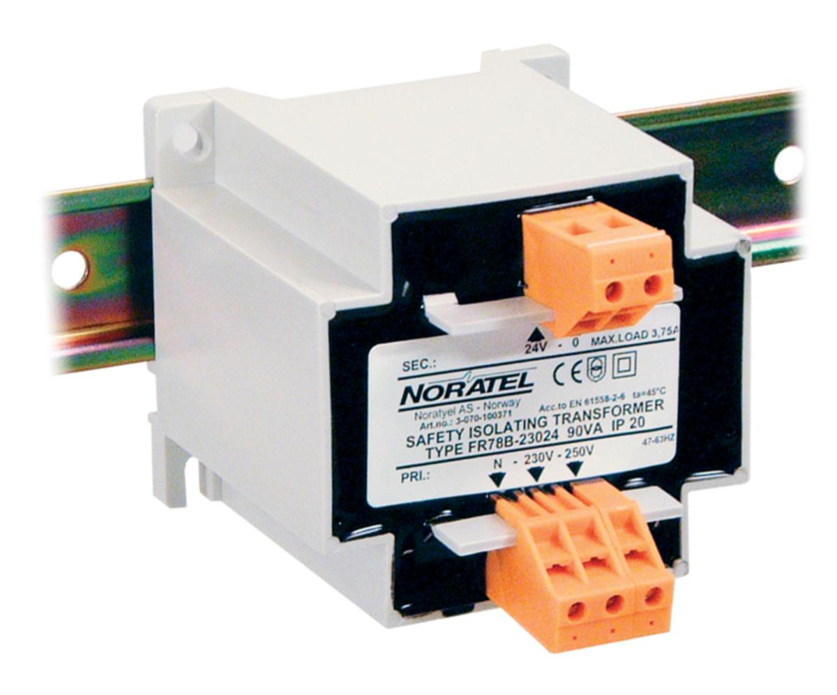 Vernetransformator Noratel innstøpt - IP20