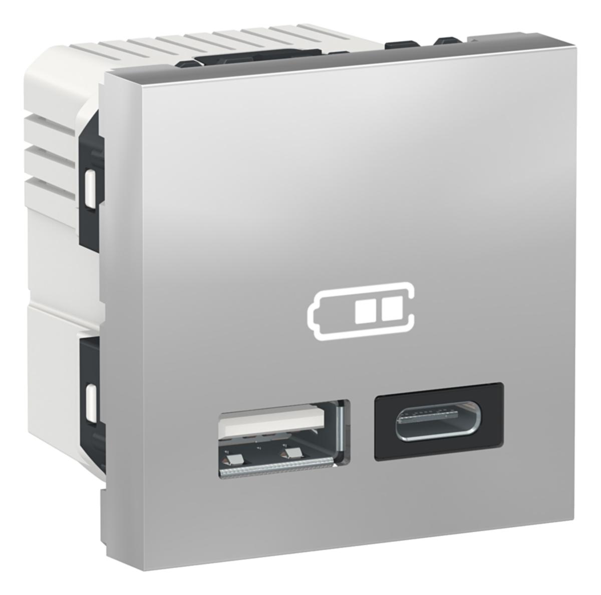 USB lader 2 x Type A + C